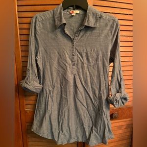 Rue 21 Jean Color Tunic w/ Pockets, sz S